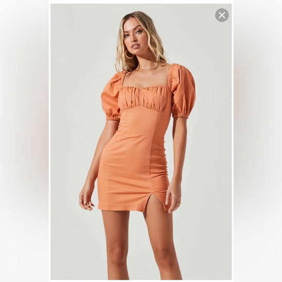 ASTR THE LABEL PAPAYA WENDY DRESS - Picture 2 of 2